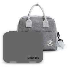 Bento Boxes wt Insulated Lunch Bag Combo - Grey