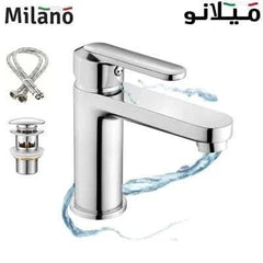 خلاط حوض مع مخرج تصريف منبثق وأنبوب مرن