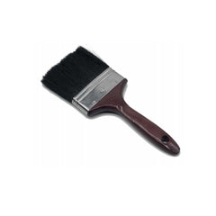 paint Brush Black Plastic Handle 4"