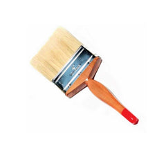 Paint Brush White Wooden Handle 4"
