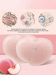 Peach Soap, Moisturizing & Glowing Fragrance Soap