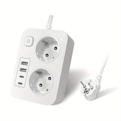 EU Plug Socket with Total Control Switch