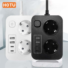 EU Plug Socket with Total Control Switch