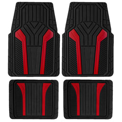 4-Piece Premium Rubber Car Floor Mats AH024