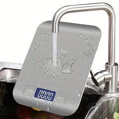 1 قطعة 5 كجم مقياس طعام رقمي كهربائي متعدد الوظائف للمطبخ بشاشة عالية الدقة ومقاوم للماء