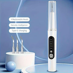 1pc Oral Model Cleaner Tooth Cleaning LED Light Rechargeable