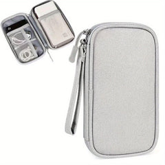 سافر بأناقة مع حقيبة تخزين الأجهزة الإلكترونية المقاومة للماء - مثالية لأقراص U والأقراص الصلبة وسماعات الرأس والمزيد!