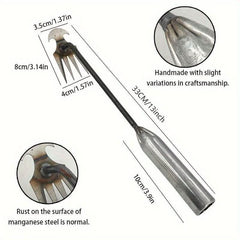 قم بتطوير حديقتك باستخدام أداة إزالة الأعشاب الضارة المصنوعة من الفولاذ المنغنيز الفاخر هذه - اقتلع الأعشاب الضارة بسهولة - أدوات الحدائق