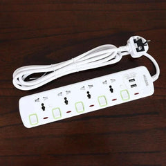 Extension Chord 4W 3M 2Usb