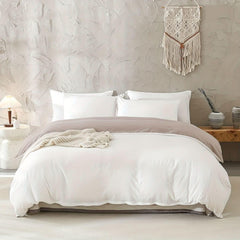 3pcs Polyester Color Patchwork Duvet Cover Set - Nimall