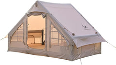 JOMAILIEEL InflatableTent 4-6 Person Waterproof Family Tent,Easy to Set Up Inflatable Tent with Storage Bag,Air Pump Camping Tent for Outdoor, Camping, Hiking