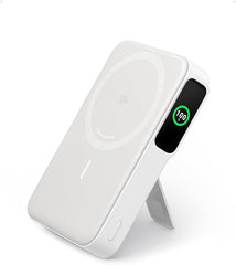 انكر باور بانك 10 كيه من ماججو، شاحن سريع للغاية معتمد من كيو اي 2 بقدرة 15 واط A1654 (ابيض)