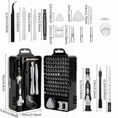 115pcs/set Cell Phone Kit/ Car Precision Screwdriver Repair Tool Kit
