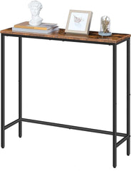 Chulovs Narrow Console Table, 75cm Small Entryway Table for Hallway, Bedroom, Living Room, Foyer, Long Entryway (Greige)