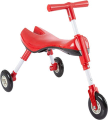 showkah® Mantis 3 Wheel Kids Scooter Scuttlebugs Baby Folding Tricycle Baby Walker for Kids & Toddlers (Red)