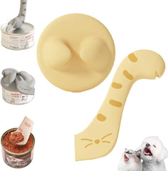 Cat Food Can Lid and Spoon,Pet Food Can Supplies Set