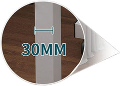 مكتب لابتوب محمول لجانب السرير بارتفاع قابل للتعديل مع 4 عجلات، طاولة جانبية قابلة للطي متعددة الوظائف للاريكة وغرفة النوم وغرفة المعيشة والمكتب وسرير المستشفى 60×40 سم، ابيض