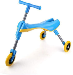 showkah® Mantis 3 Wheel Kids Scooter Scuttlebugs Baby Folding Tricycle Baby Walker for Kids & Toddlers (Red)