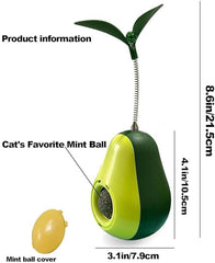 Avocado Spinning Removable Catnip Balls