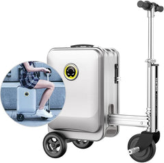 Airwheel SE3S Smart Riding Luggage Electric Suitcase Scooter with Removable Battery (pink)