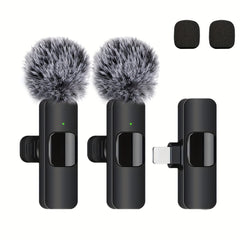 Wireless Lavalier Microphone Windproof Pompom For Mobile
