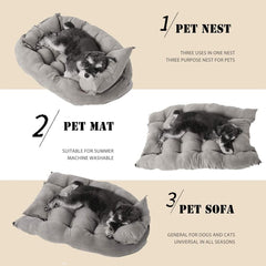 3 in 1 Dog Sofa Bed,Water Resistant Bed