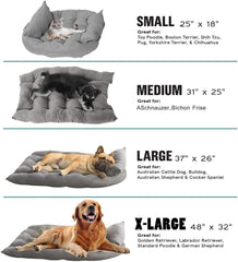 3-in-1 Waterproof Pet Sofa Bed, Large