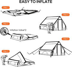 Waterproof Inflatable Tent Camping Tent for Fishing Hiking Caping Backpacking