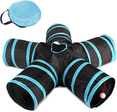 Cat Tunnel Tube,Cat Toys Interactive,Foldable Rabbit Tunnel