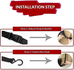 tbp Car Trash Can with Lid, Car Trash Bag Automotive Garbage Can, Vehicle Trash Bin Container for Car with Storage Pockets