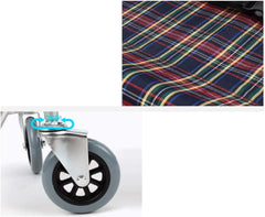 generic Propelled Wheelchair Folding Lightweight Aluminum Alloy with Rust and Corrosion Resistant Small Wheelchair