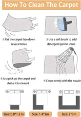 EqiEch Modern Area Rug Soft Floor Mat Rug Pad Anti-Slip Sofa Blanket Washable Living Room Carpets for Home Bedside Multiple Sizes 80 * 120cm/140 * 200cm/200 * 300cm (Style4, 1.4 * 2m)