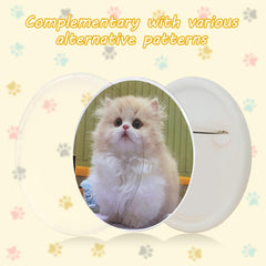 مجموعة صنع شارات للاطفال من لوتفيك، ماكينة صنع شارات 55 ملم مع 48 قطعة من اجزاء الازرار، ملصقات لطيفة، قاطع دائري، الة صنع ازرار للاطفال، صانع شارات ممتع يمكنك صنعه بنفسك لهدايا حفلات الاطفال