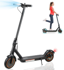 Electric Scooter, 500W Motor, Up to 17-20MPH &19-21 Miles, Commuter Escooter, Foldable E-Scooter for Adults with APP and Dual Braking System Escooter(Orange/Grizzly/Black)