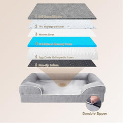 Dog Bed,Washable Dog Sofa Bed for Large Medium Small Dogs