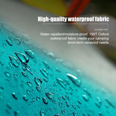 Camping Tents for 3-4 Person Waterproof, Pop Up Instant Family Tent with Windproof Ropes Anti-UV, Ultralight Blackout Lightweight Tent