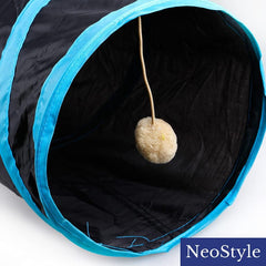 Cat Tunnel Tube,Cat Toys Interactive,Foldable Rabbit Tunnel