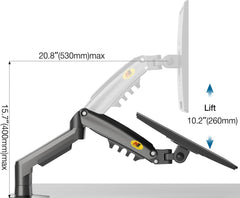 Dual Monitor Desk Mount Stand Full Motion Swivel Computer Monitor Arm