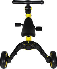 دراجة ثلاثية العجلات 3 في 1 للاطفال بعمر 1.5-4 سنوات من سكاي تاتش، دراجة ثلاثية العجلات للاولاد والبنات، دراجة ثلاثية العجلات للاطفال الصغار (اصفر)