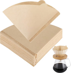 SKY-TOUCH Coffee Filter 200 Count, V60 Coffee Paper Filter Unbleached Disposable Coffee Filters Paper for Pour Over and Drip Coffee Maker (2-4 Cups)