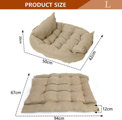 3 in 1 Dog Sofa Bed,Water Resistant Bed for Small