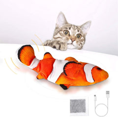 Electric Moving Fish Cat Toy