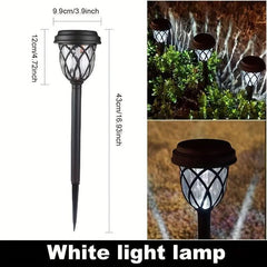 6 قطع من مصابيح الحديقة الخارجية التي تعمل بالطاقة الشمسية / مصابيح الحديقة LED الزخرفية 50%