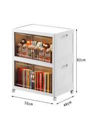 Collapsible Storage Cabinet two shelf