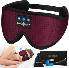 MUSICOZY 3D Bluetooth Sleep Mask with Headphones