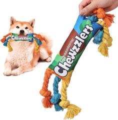 Squeaky Dog Toys,Colorful Durable Toy with Cotton Rope