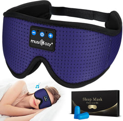 MUSICOZY 3D Bluetooth Sleep Mask with Headphones