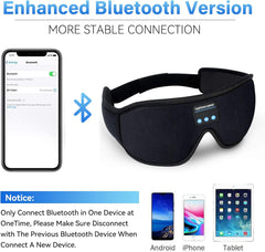 LIGHTIMETUNNEL Sleep Headphones Bluetooth 5.0 Wireless 3D Eye Mask