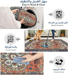 Area Rugs Living Room Rugs Ultra Soft Fluffy Carpets for Bedroom, Modern Luxury Rug Thickened Rectangular Anti-Slip Rugs for Coffee Table Sofa Blanket Indoor Kids Home Decorative Floor Mat, 200*140cm