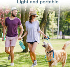 Portable Dog Poop Scooper, Sanitary Dog Waste Picker Upper with Bag Dispenser, 6 Claws Convenient And Lightweight, Can Be Installed On The Dog Rope for Dog Walking and Travel Use
